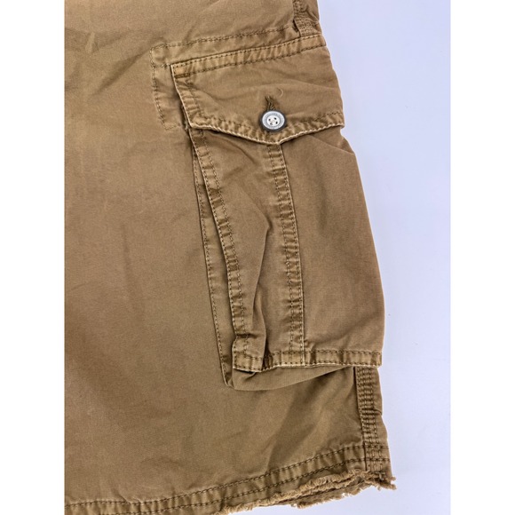 Buckle Black Standard Fit Cargo Shorts Mens 33 Waist 12 Inseam Brown Cotton - Picture 2 of 16